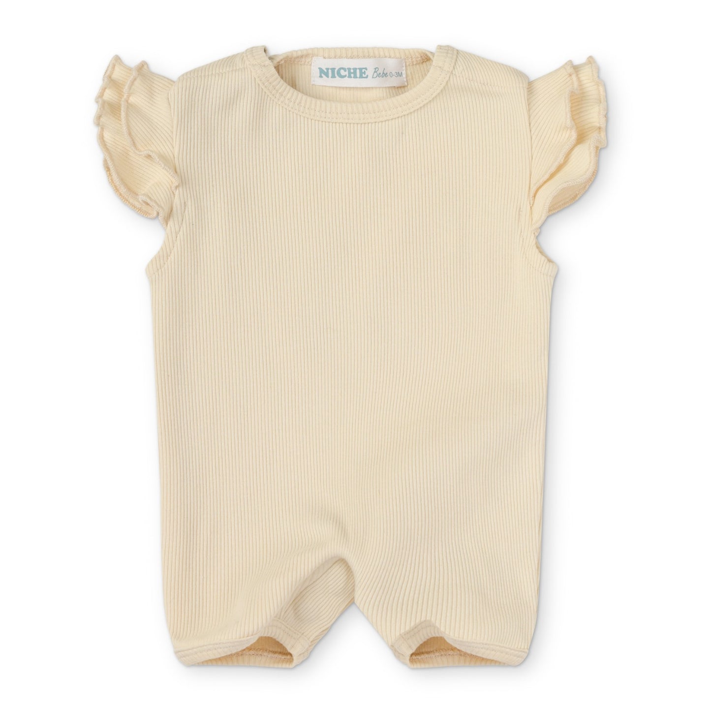 Ivory Ruffle Romper