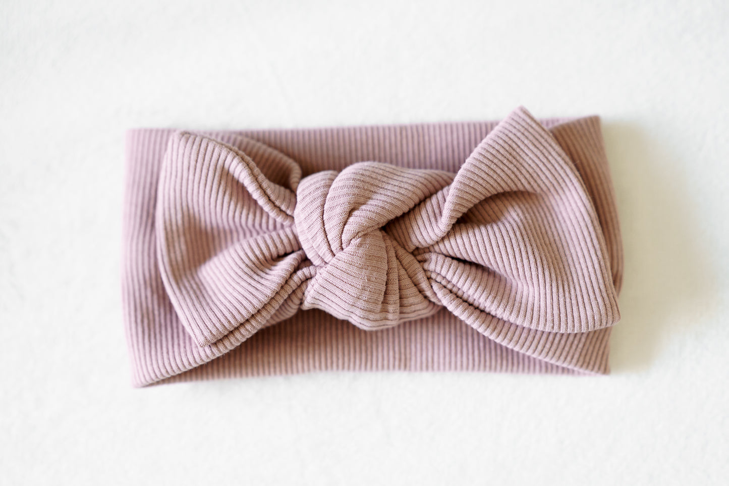 Dusty Rose Ribbed Headband