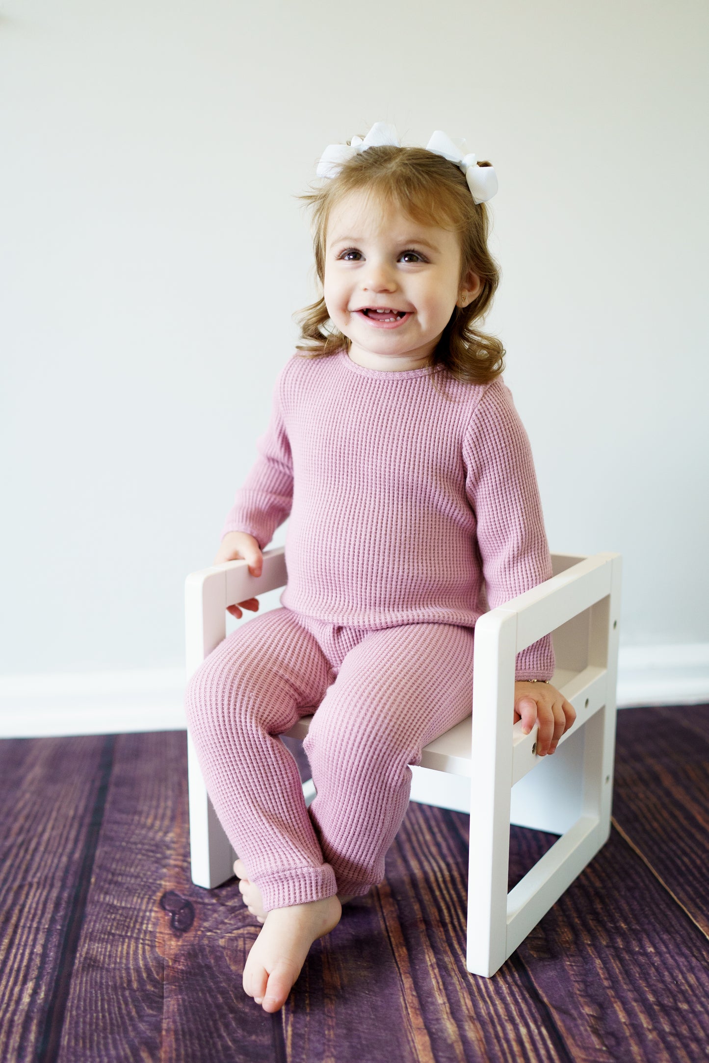 Blush Waffle Knit Romper