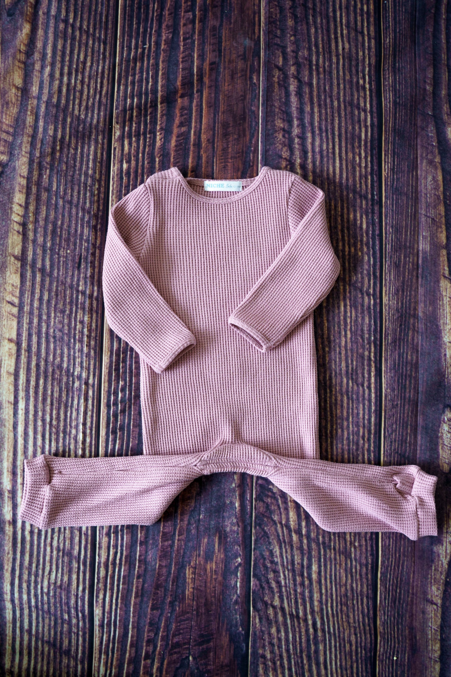 Blush Waffle Knit Romper