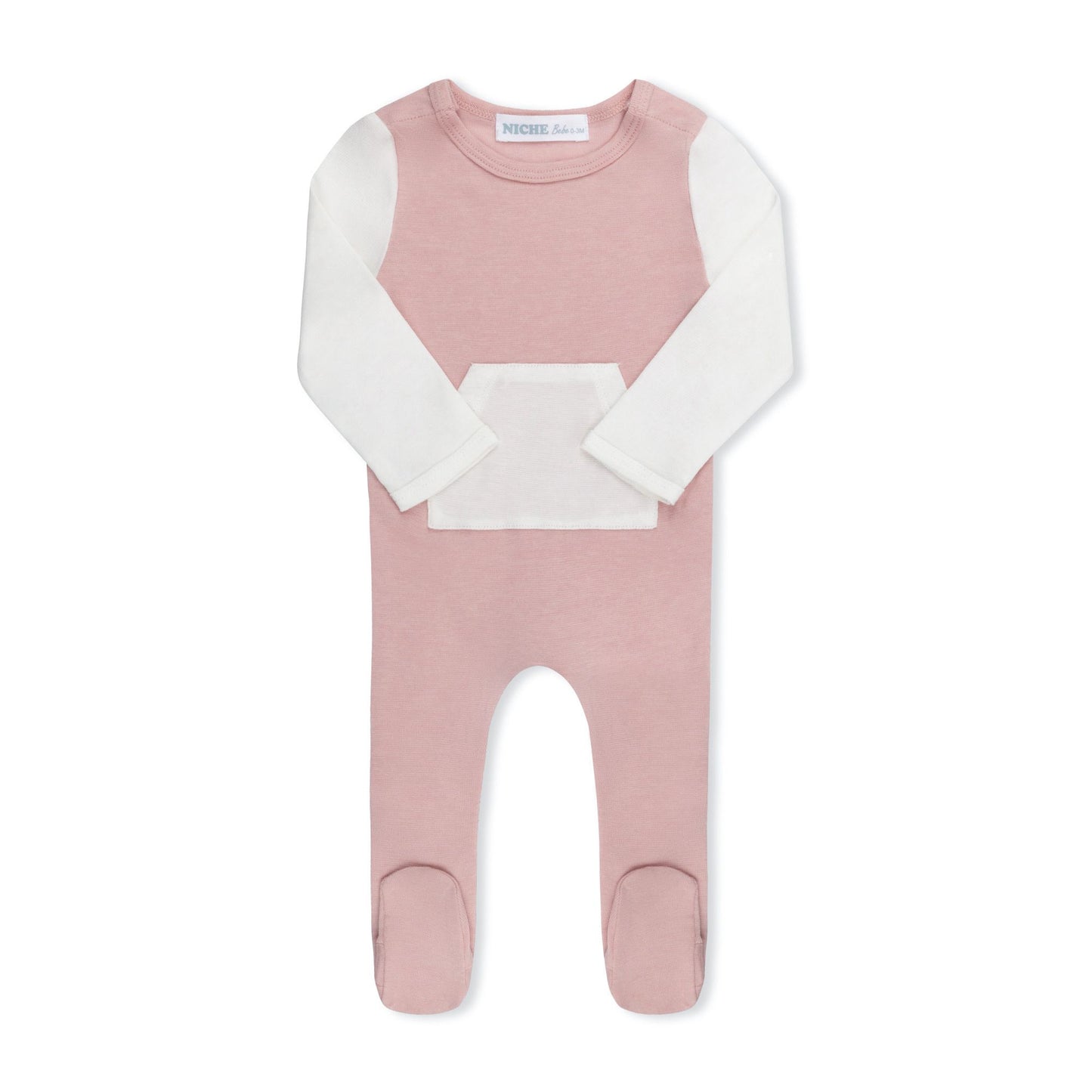Pink Varsity Footie