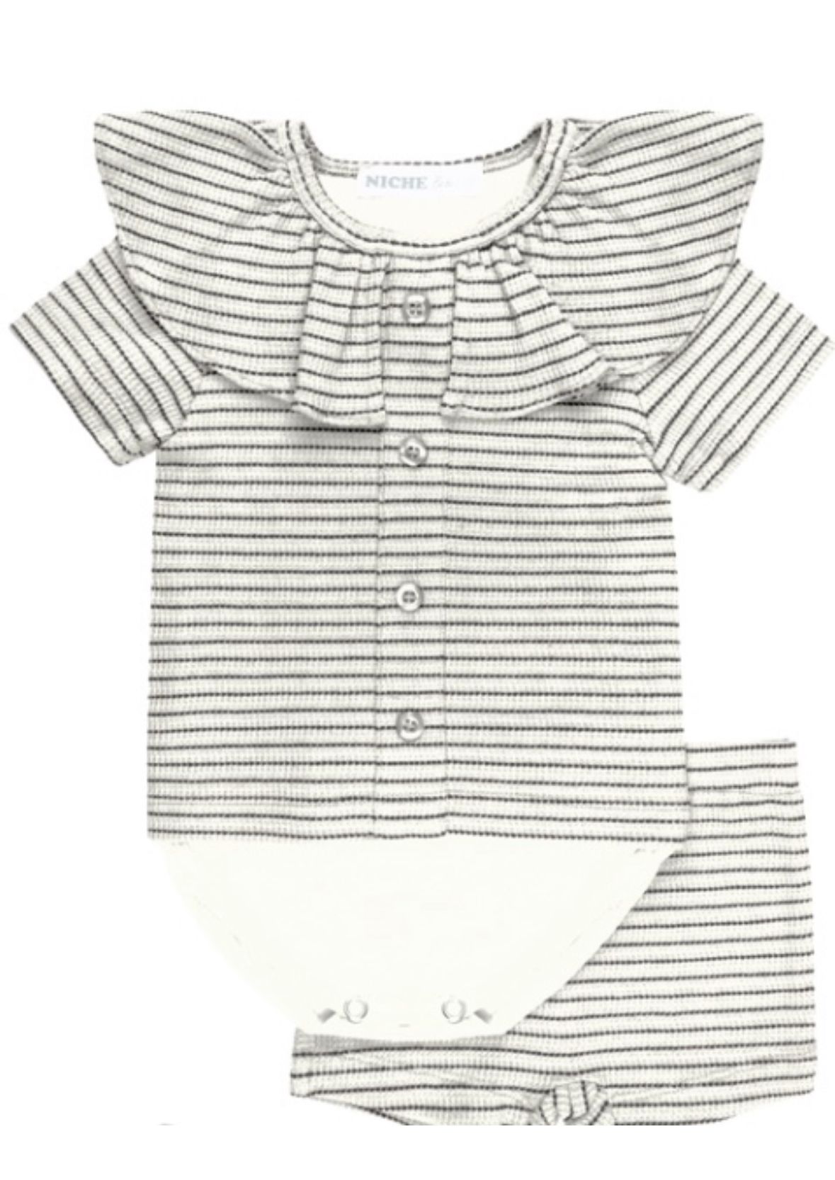 White Faux Cardigan Set