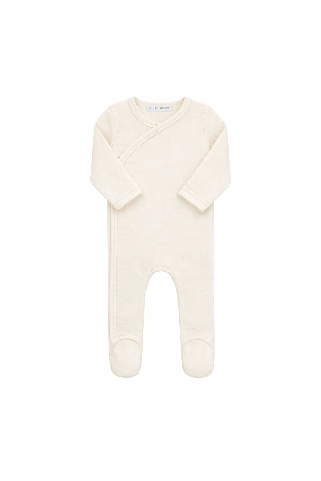 Ivory Knit Kimono Footie