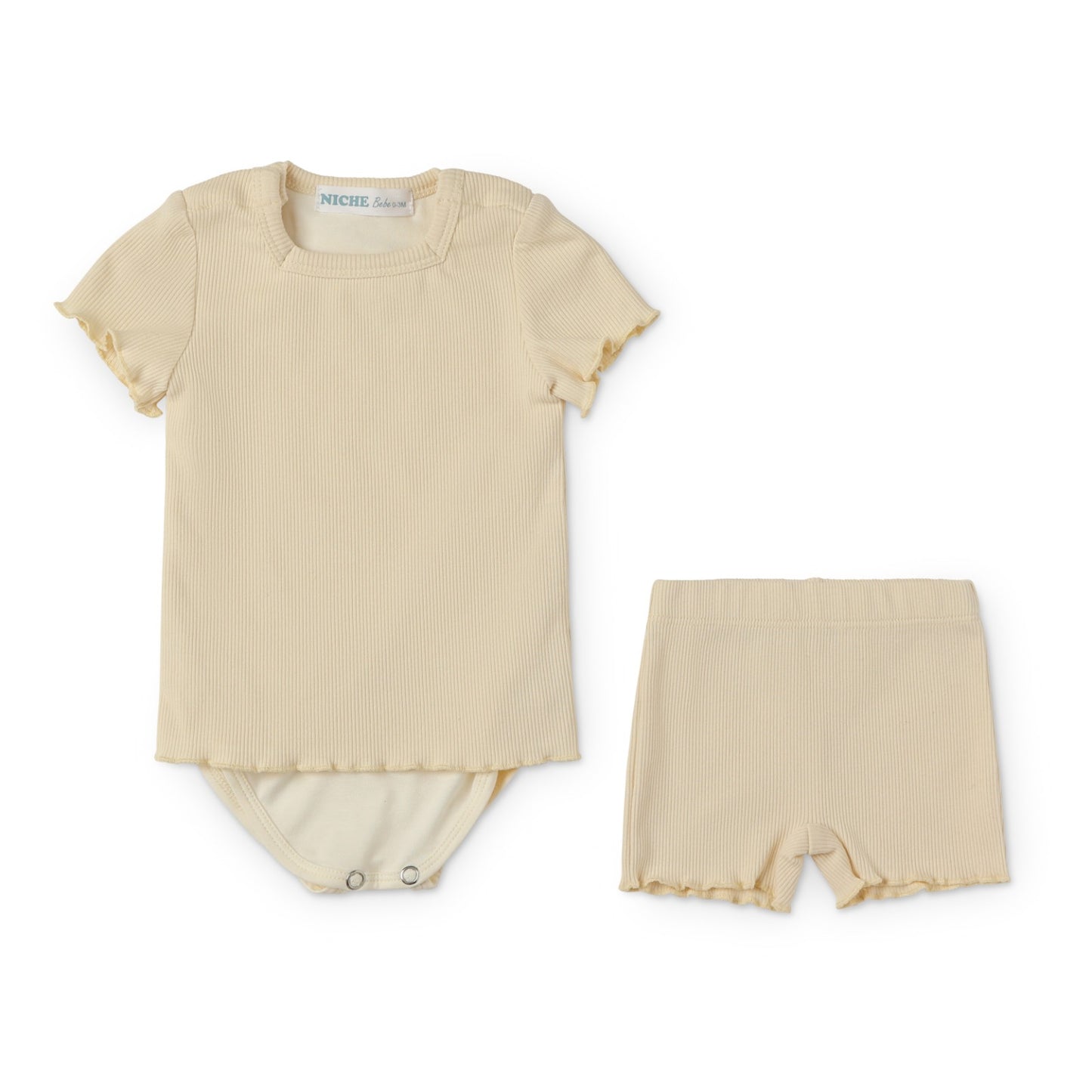 Ivory Square Neck Set