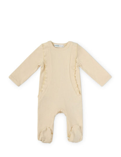 Ivory Ruffle Footie