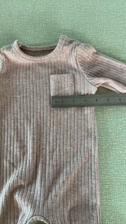 Desert Tan Thick Ribbed Pocket Footie