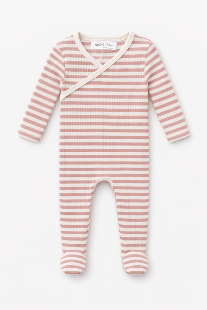Pink Kimono Footie
