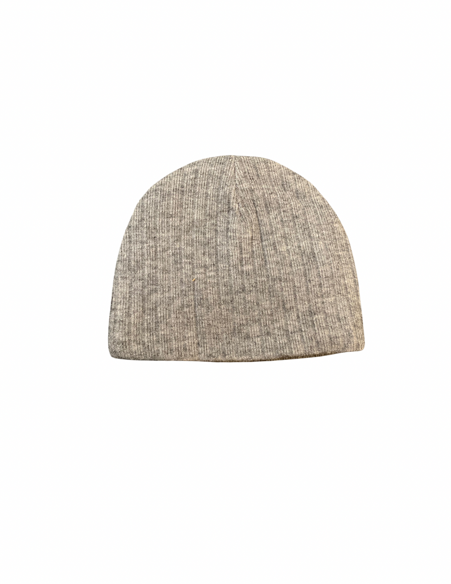 Heather Grey Thick Ribbed Beanie