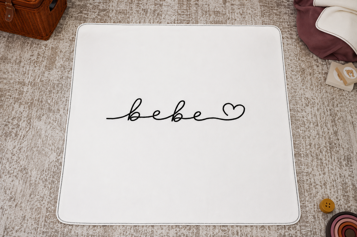 Ivory Bebe Blanket