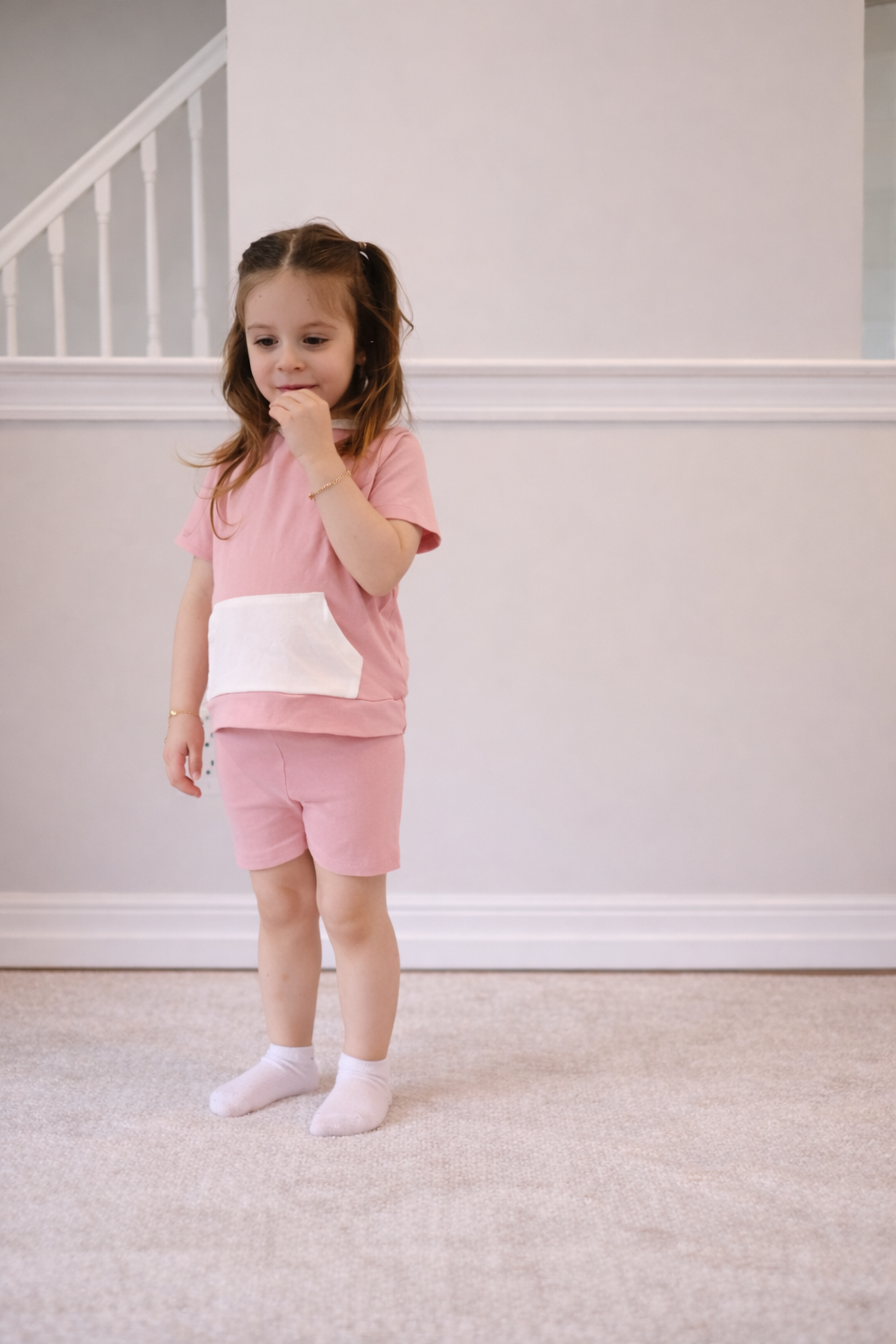 Pink Varsity Set