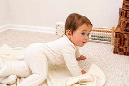 Ivory Pure Ribbed Layette