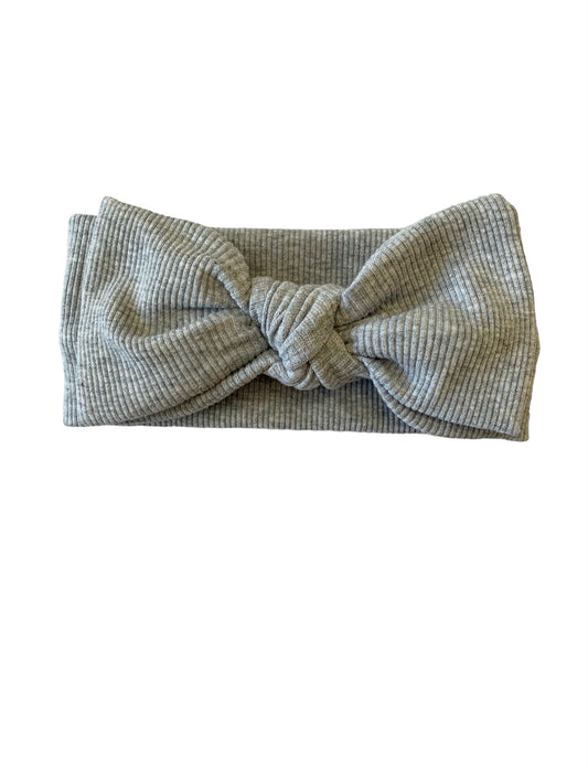 Heather Grey Ribbed  Headband