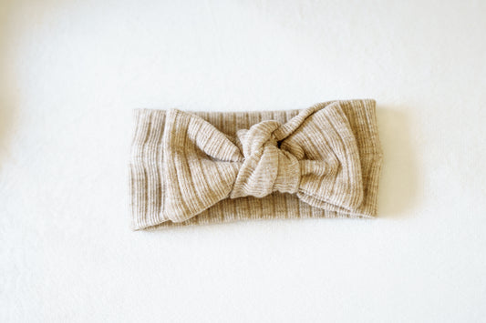 Desert Tan Thick Ribbed Headband