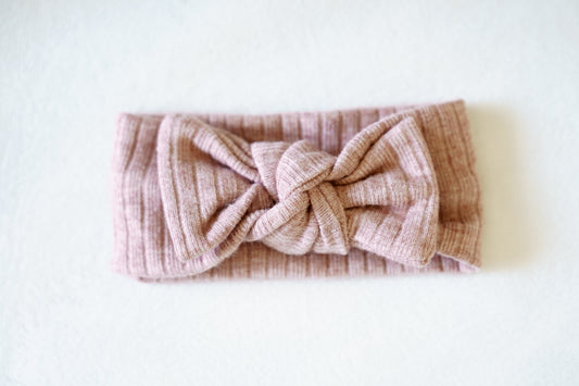 Dusty Rose Thick Ribbed Headband