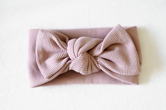 Dusty Rose Ribbed  Headband