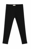 Black Ribbed Leggings