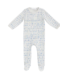 Blue Speckle Footie