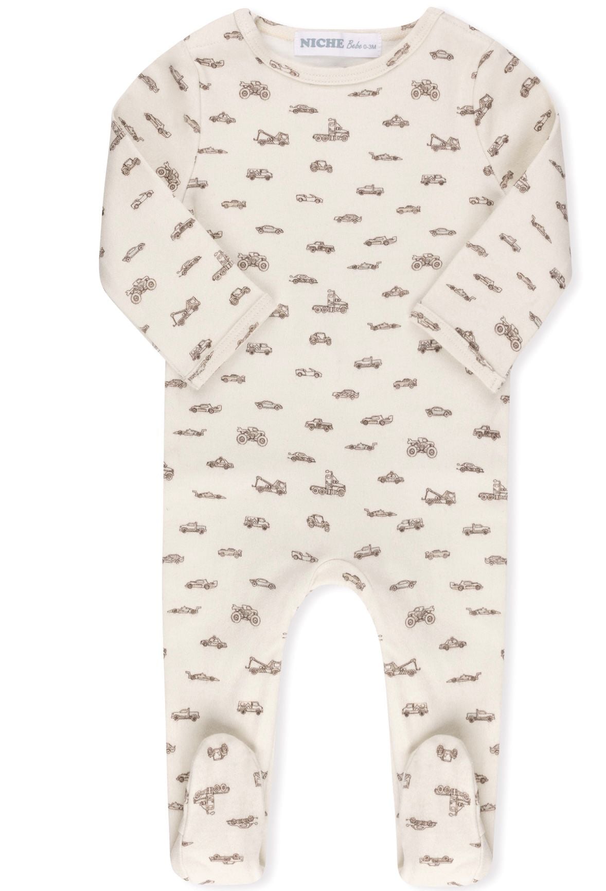 Truck Print Footie