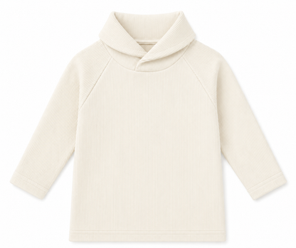 Ivory Shawl Neck Top