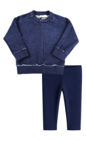 Navy Distressed Set