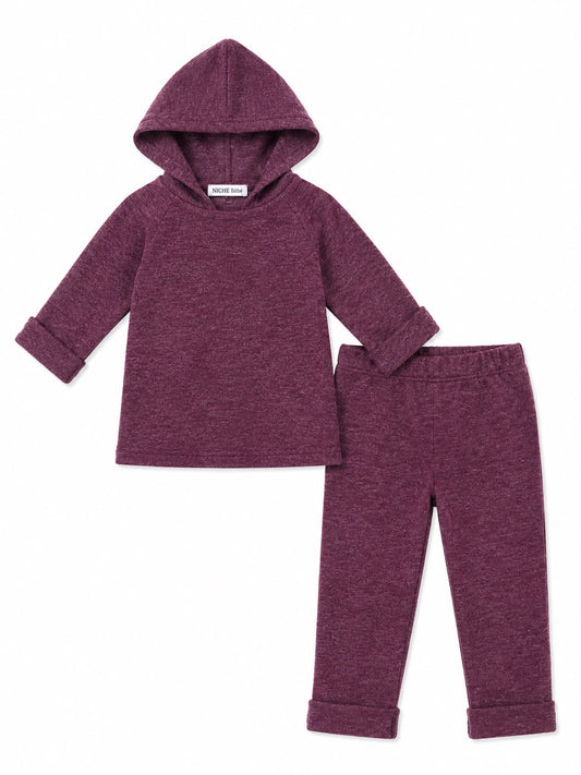 Heathered Plumb Bare Comfort Set