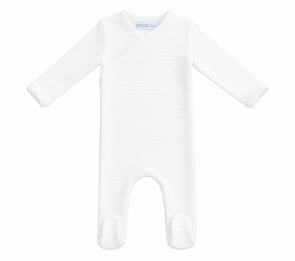 Ivory Pure Ribbed Footie