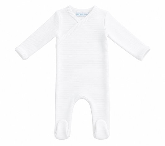 Ivory Pure Ribbed Footie